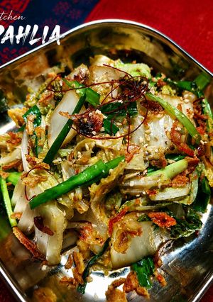 【白菜と小エビ🦐】台湾風炒め🇹🇼ニラ香る爆速副菜🥬-レシピのメイン写真