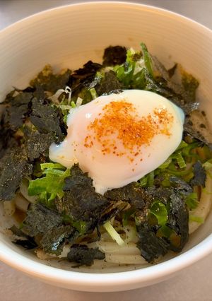 レンジで煮干し油そば風うどん-レシピのメイン写真