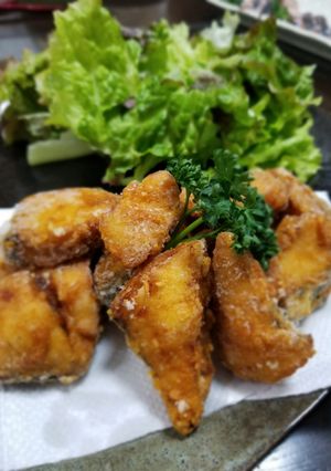 鰹(その他なんでも)の竜田揚げ-レシピのメイン写真