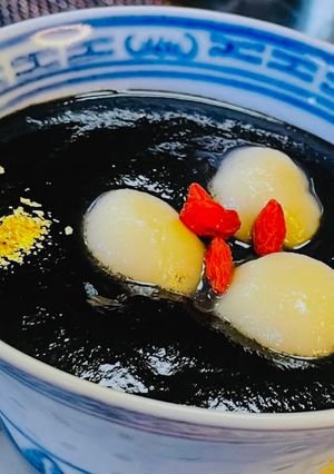 黒胡麻のお汁粉-レシピのメイン写真