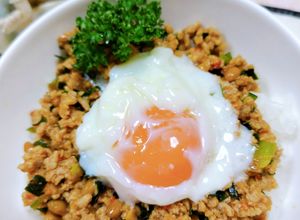 ☆納豆ニラ豚挽肉のそぼろ丼☆ヘルシー♬-レシピのメイン写真