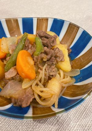 簡単！我が家の甘めの肉じゃが-レシピのメイン写真