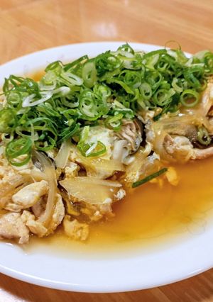 鶏むね肉のオムレツ風親子煮-レシピのメイン写真