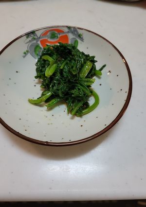 春菊のキムチの素合え-レシピのメイン写真