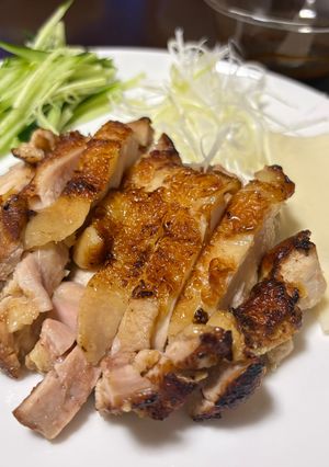 鶏もも肉で！北京ダック風　おうち中華-レシピのメイン写真