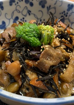 koiko 亭 おばんざい風ひじきの煮物-レシピのメイン写真