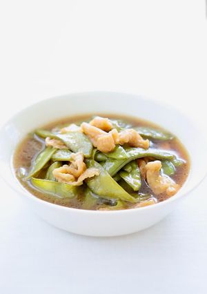 モリモリ食べられる【絹さやのくたくた煮】-レシピのメイン写真