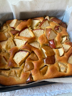 簡単☆ほぼりんごな米粉のりんごケーキ♪-レシピのメイン写真