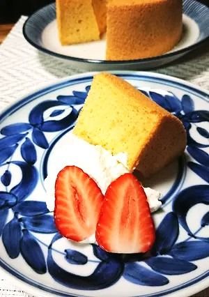 米粉シフォンケーキ　 基本　-レシピのメイン写真