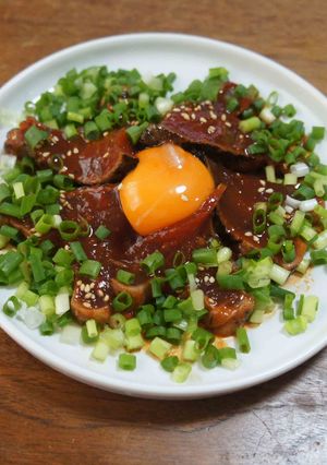 かつおのたたきユッケ風-レシピのメイン写真