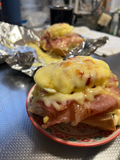 バケットでピザトースト-レシピのメイン写真