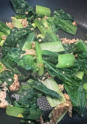 味噌汁のダシがら、味噌がら活用炒め物惣菜-レシピのメイン写真