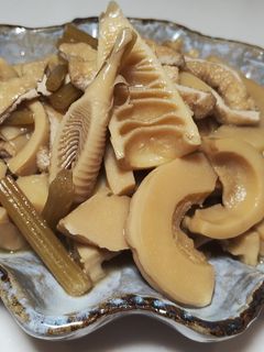 黄金比で作るたけのことふきの煮物-レシピのメイン写真