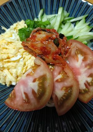 韓国風ぶっかけ素麺-レシピのメイン写真