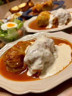 トマトソースのヘルシーロールキャベツ-レシピのメイン写真