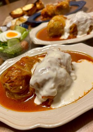 トマトソースのヘルシーロールキャベツ-レシピのメイン写真