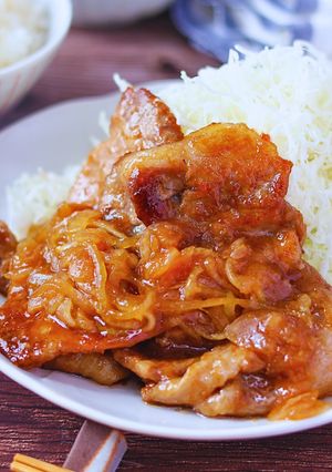 1人前5分！箸が止まらん我が家の生姜焼き-レシピのメイン写真