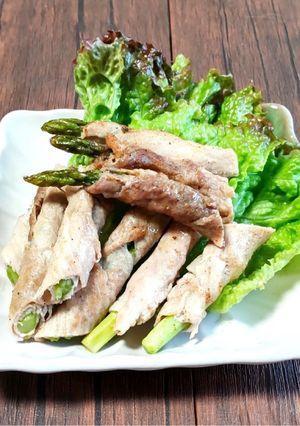 アスパラだし肉巻き-レシピのメイン写真