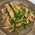 細切れ豚肉でチンジャオロース