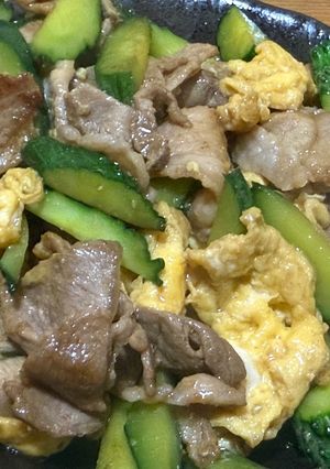 【大量消費】きゅうりと豚と卵の中華炒め-レシピのメイン写真