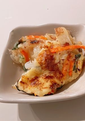 ワンパンで簡単！豆腐チーズチヂミ-レシピのメイン写真