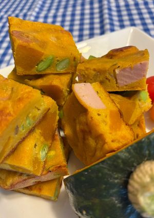 南瓜と玉葱のケークサレ!タイム風味-レシピのメイン写真