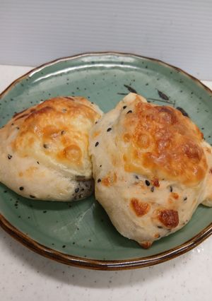 米粉入りスプーンブレッド　黒ゴマチーズ入り-レシピのメイン写真
