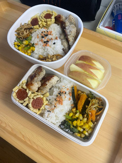 20240905娘ちゃん息子っちのお弁当-レシピのメイン写真