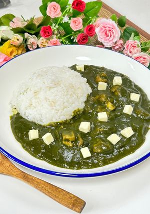 市販のルーでほうれん草チキンカレー🥬🍗🍛-レシピのメイン写真