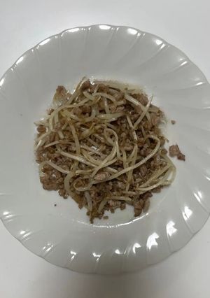 ひき肉もやし-レシピのメイン写真