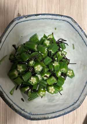あっという間に、塩昆布オクラ-レシピのメイン写真