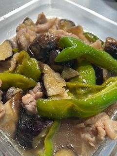 さっぱり☆鶏肉と茄子とピーマンの煮浸し-レシピのメイン写真