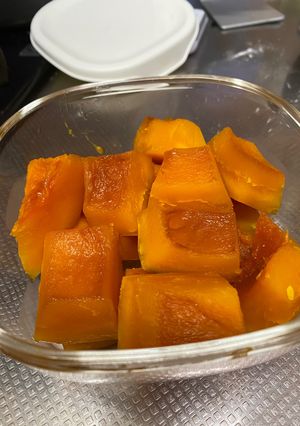 【初心者】煮崩れしない、カボチャの甘煮-レシピのメイン写真