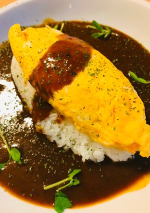 レトルトカレー●オムレツカレー-レシピのメイン写真