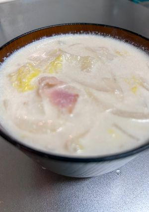 白菜とベーコンの飛鳥スープ-レシピのメイン写真