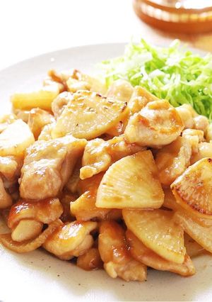 これは旨い♡鶏肉と大根の生姜焼き-レシピのメイン写真