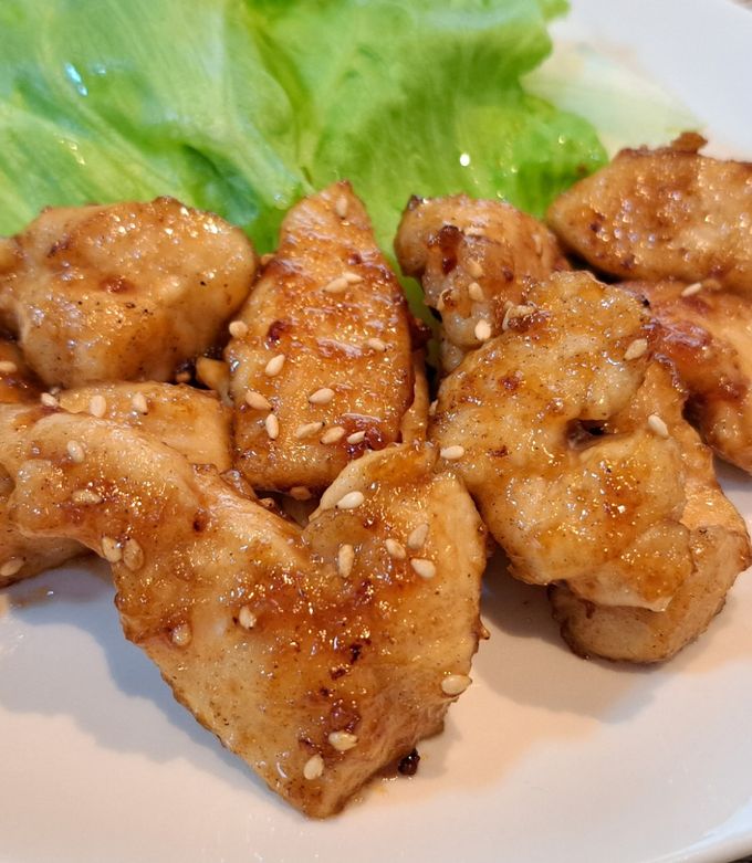 むね肉で☆甘辛チキン by みーちゃんだいすき 【クックパッド】 簡単
