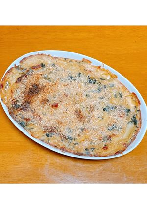 ほうれん草のパスタグラタン-レシピのメイン写真