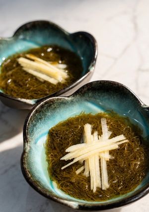簡単⭐︎白だしDEもずく酢-レシピのメイン写真