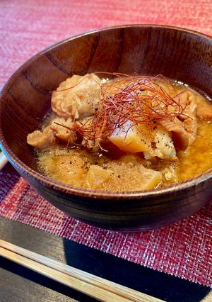 ほぼモツだけ☆日本酒たっぷりモツ煮-レシピのメイン写真