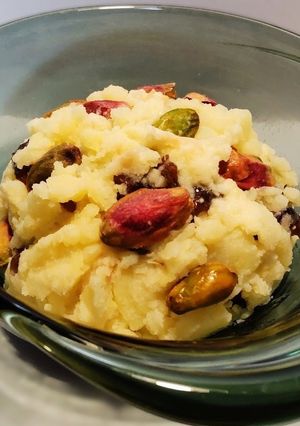 ポテトサラダ　生きくらげ佃煮と赤いピスタチオ-レシピのメイン写真