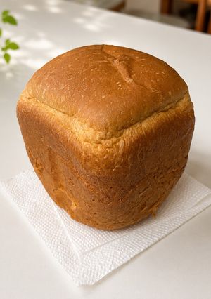 HB使用☆リッチなハーフ食パン☆-レシピのメイン写真