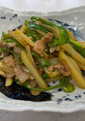 新じゃが青椒肉絲-レシピのメイン写真