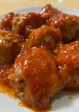 ミートボールのトマト煮込み🍅-レシピのメイン写真