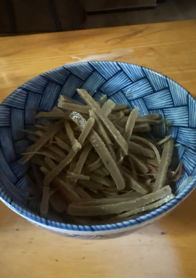 自己流　黒はんぺんと茗荷の和え物-レシピのメイン写真