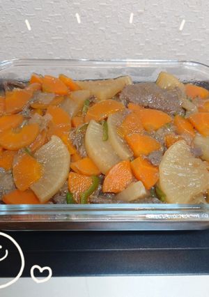 鹿肉のどて煮風-レシピのメイン写真