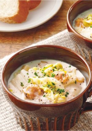 白菜のとろとろチャウダー煮-レシピのメイン写真