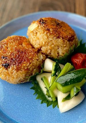 おかかチーズ焼きおにぎり-レシピのメイン写真
