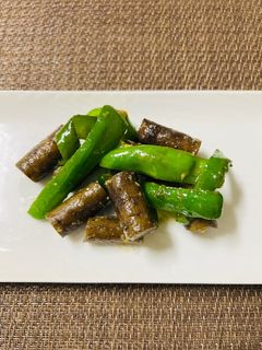ごぼうとピーマン🫑の甘辛炒め-レシピのメイン写真
