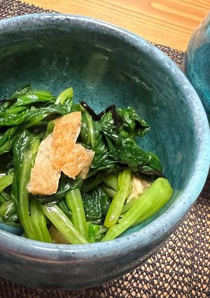 ほうれん草と油揚げと塩昆布のおひたし-レシピのメイン写真